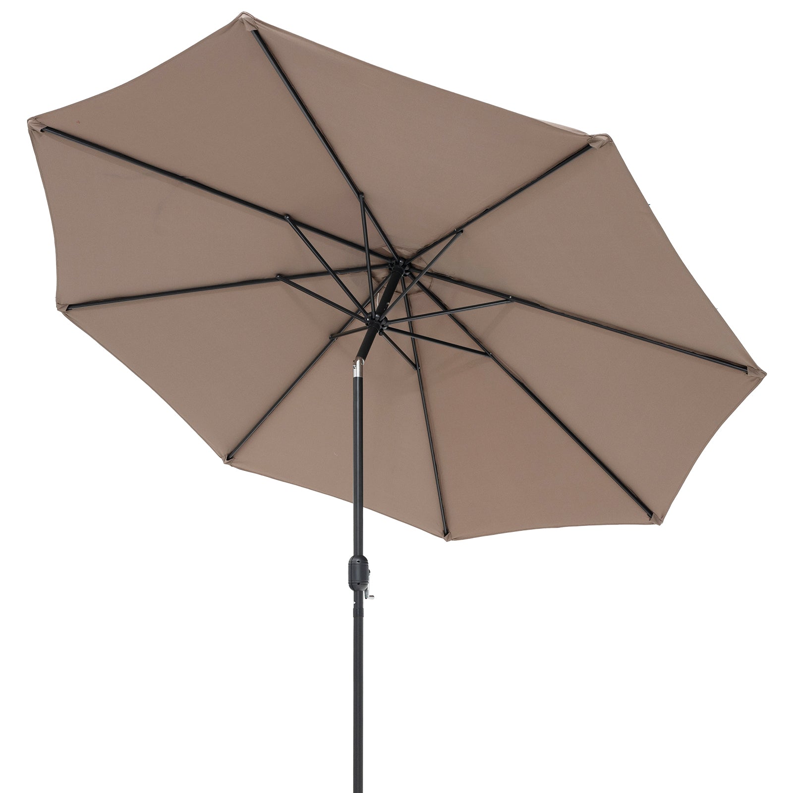 10 Feet Outdoor Patio Umbrella with Tilt Adjustment and Crank - available in 7 colors