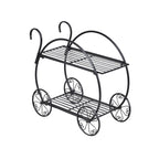 Heavy Duty Metal Flower Cart Plant Stand