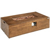 48 x 27 Inch Outdoor Gas Fire Pit Table 50 000 BTU with Lava Rocks and Cover