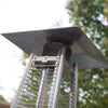 Legacy Heating Outdoor Commercial 40K BTU Quartz Glass Tube Patio Propane Heater With Visible Flame