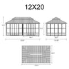 Vista Outdoor Hardtop Aluminum Solarium / Sunroom