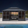 Vista Outdoor Hardtop Aluminum Solarium / Sunroom