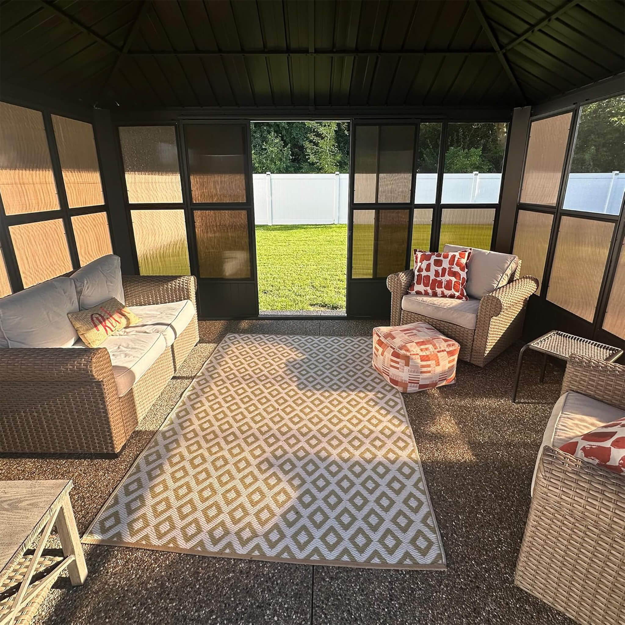Vista Outdoor Hardtop Aluminum Solarium / Sunroom