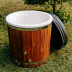 Premium 1-Person Fully-Assembled ThermoWood Cold Plunge Tub