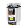 The Haven Premium All-Weather Outdoor Pinewood Barrel Sauna Kit With 4.5KW Heater And Tempered Glass Window