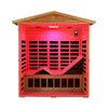 The Kora Deluxe 3-Person Outdoor Full Spectrum Low EMF Infrared Home Sauna With Bluetooth Speakers And LED Reading Light