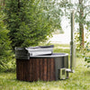 Premium 4-Person Fully-Assembled ThermoWood Wood-Fired Hot Tub