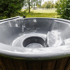 Premium 4-Person Fully-Assembled ThermoWood Wood-Fired Hot Tub