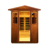 The Valois Premium 4-Person 2050W Luxury Low EMF Outdoor FAR Infrared Home Sauna With Bluetooth Audio