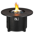 Premium 42-Inch Outdoor 50K BTU Propane Patio Gas Fire Pit Coffee Table W/ Cover