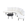 Premium Half-Moon 6-Person Curved Outdoor Furniture Sofa Patio Set