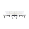 Premium Half-Moon 6-Person Curved Outdoor Furniture Sofa Patio Set