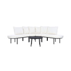 Premium Half-Moon 6-Person Curved Outdoor Furniture Sofa Patio Set
