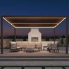 Premium Outdoor Aluminum Louvered Patio Pergola With LED Lights [PERGOLA ONLY]
