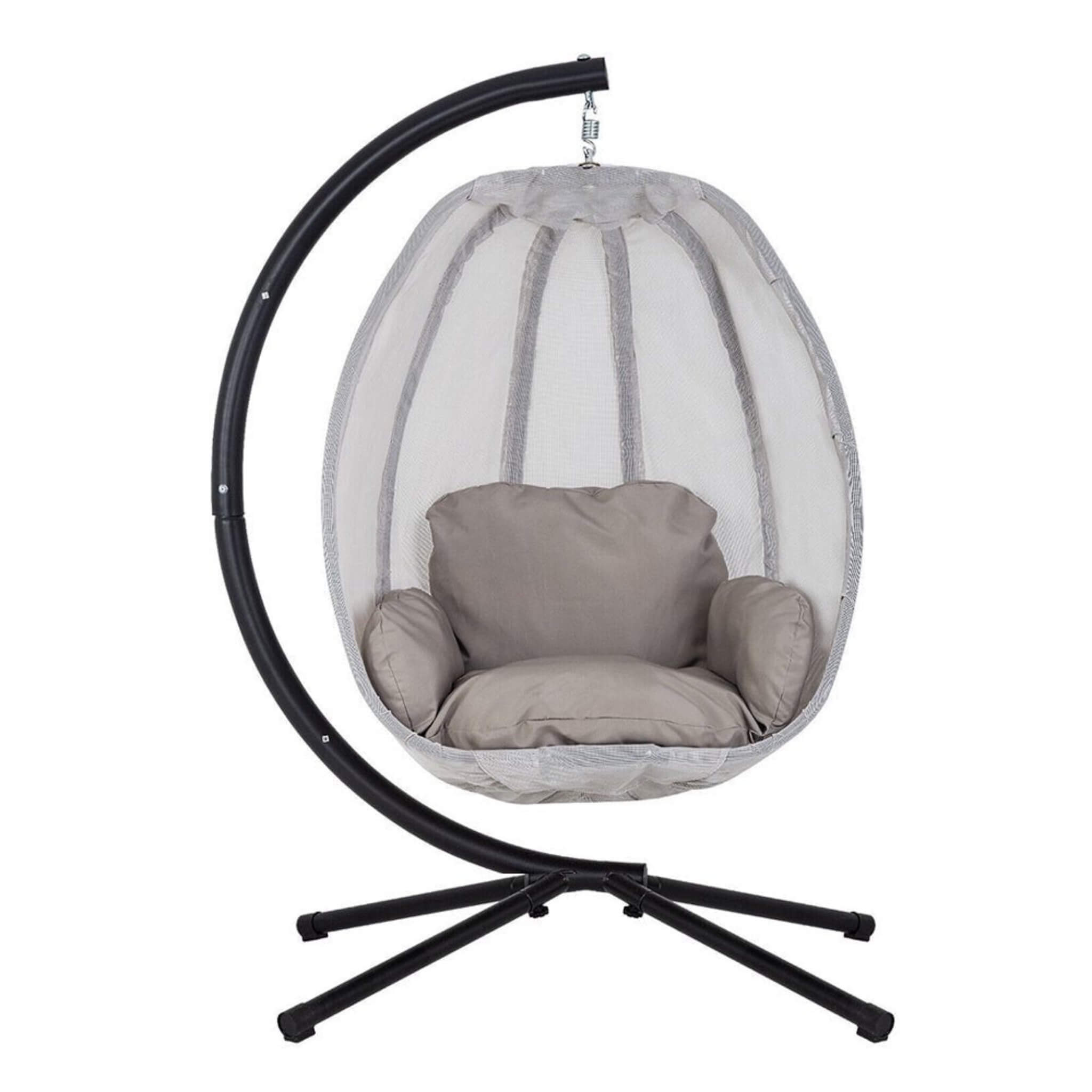 Premium 70-Inch Outdoor Hammock Egg Swing Chair With Stand