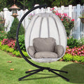Premium 70-Inch Outdoor Hammock Egg Swing Chair With Stand