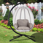 Premium 70-Inch Outdoor Hammock Egg Swing Chair With Stand