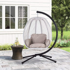 Premium 70-Inch Outdoor Hammock Egg Swing Chair With Stand