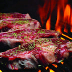 Oval Large 300 All-In-One Ceramic Kamado Grill W/ Cradle, Side Shelves & Stainless Steel Grates