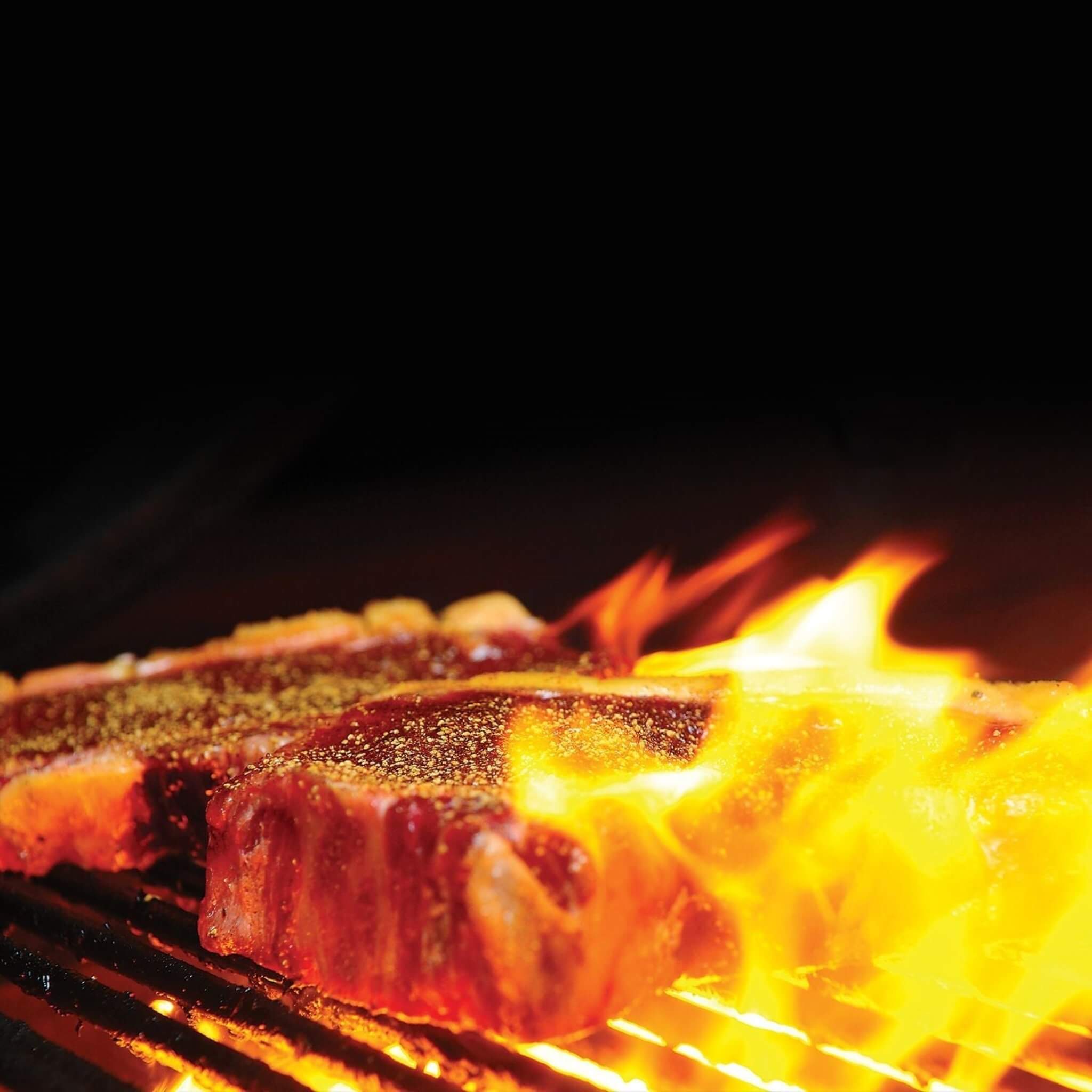 Oval Large 300 All-In-One Ceramic Kamado Grill W/ Cradle, Side Shelves & Stainless Steel Grates