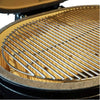 Oval Large 300 All-In-One Ceramic Kamado Grill W/ Cradle, Side Shelves & Stainless Steel Grates