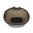 Oval XL 400 Ceramic Kamado BBQ Grill W/ Stainless Steel Grates