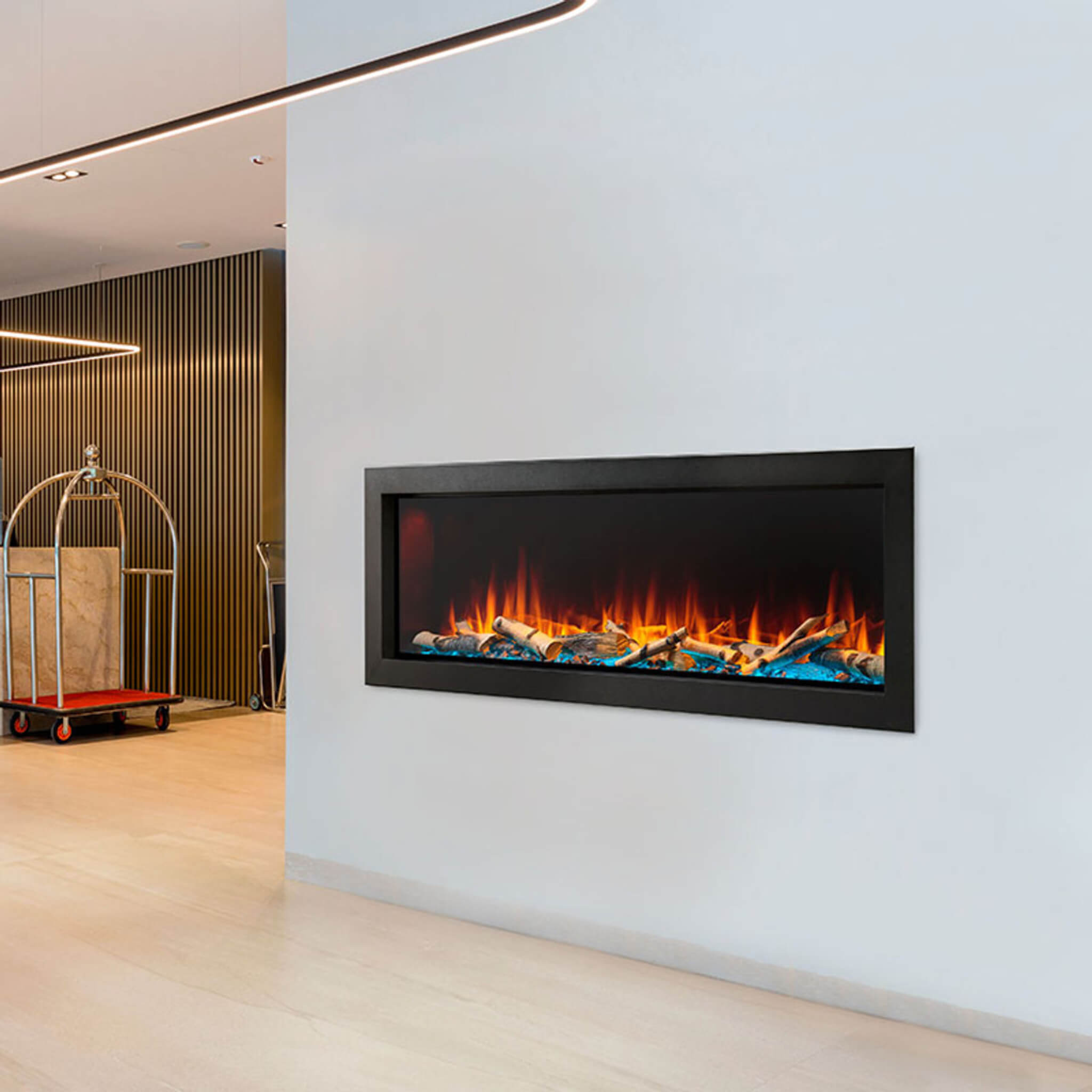 SimpliFire Forum Outdoor Electric Fireplace