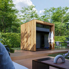 Fortis Fully-Assembled 4-Person Outdoor Sauna Cabin [Made-To-Order] [14-FORTIS]