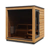 Nordic Dawn 4-Person Fully-Assembled Outdoor Sauna Cabin [Made-To-Order] [14-KIR-4555]