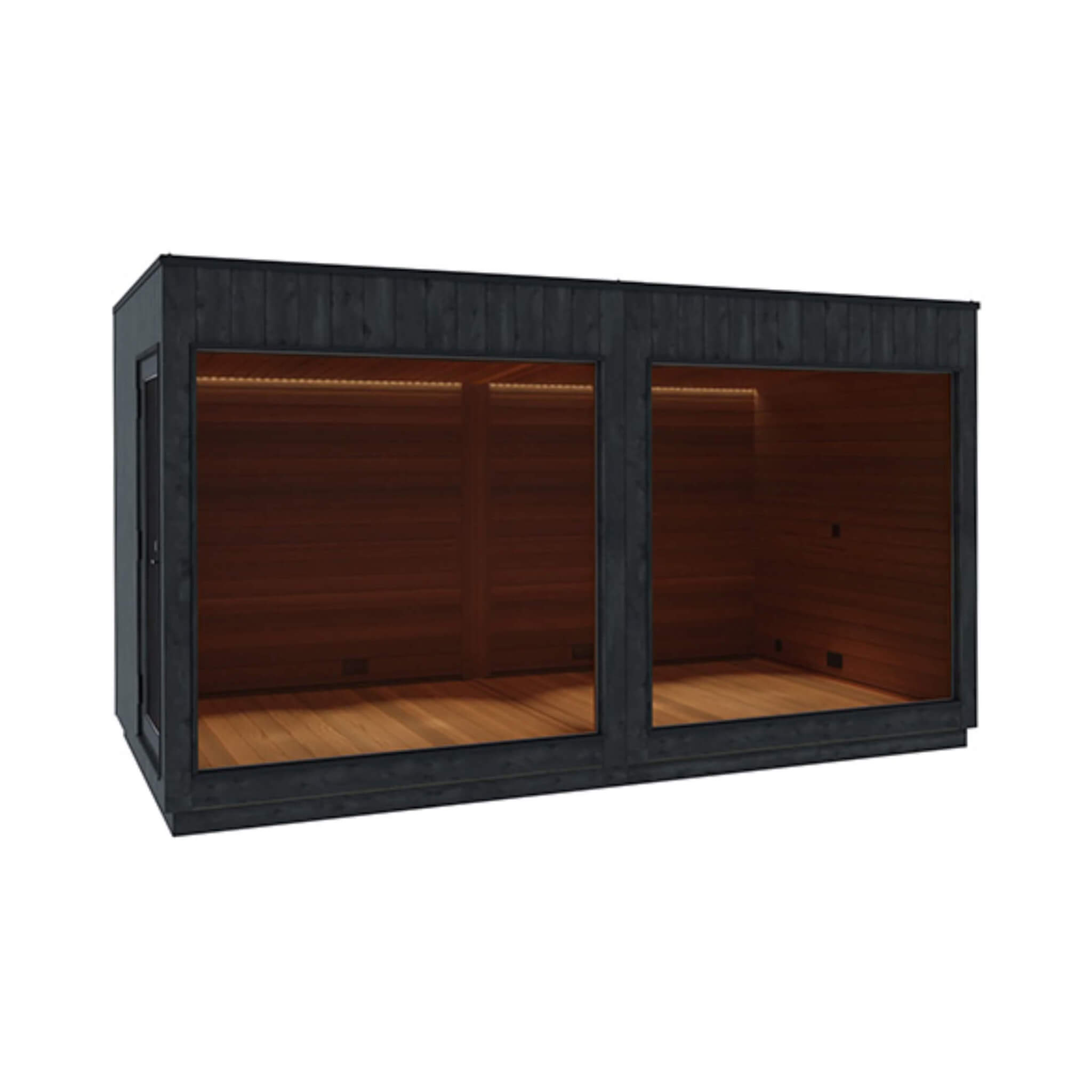 Nordic Misty XL 1-Entrance Outdoor Sauna / Lounge / Office / Gym [Made-To-Order] [14-KIR-3879/80]
