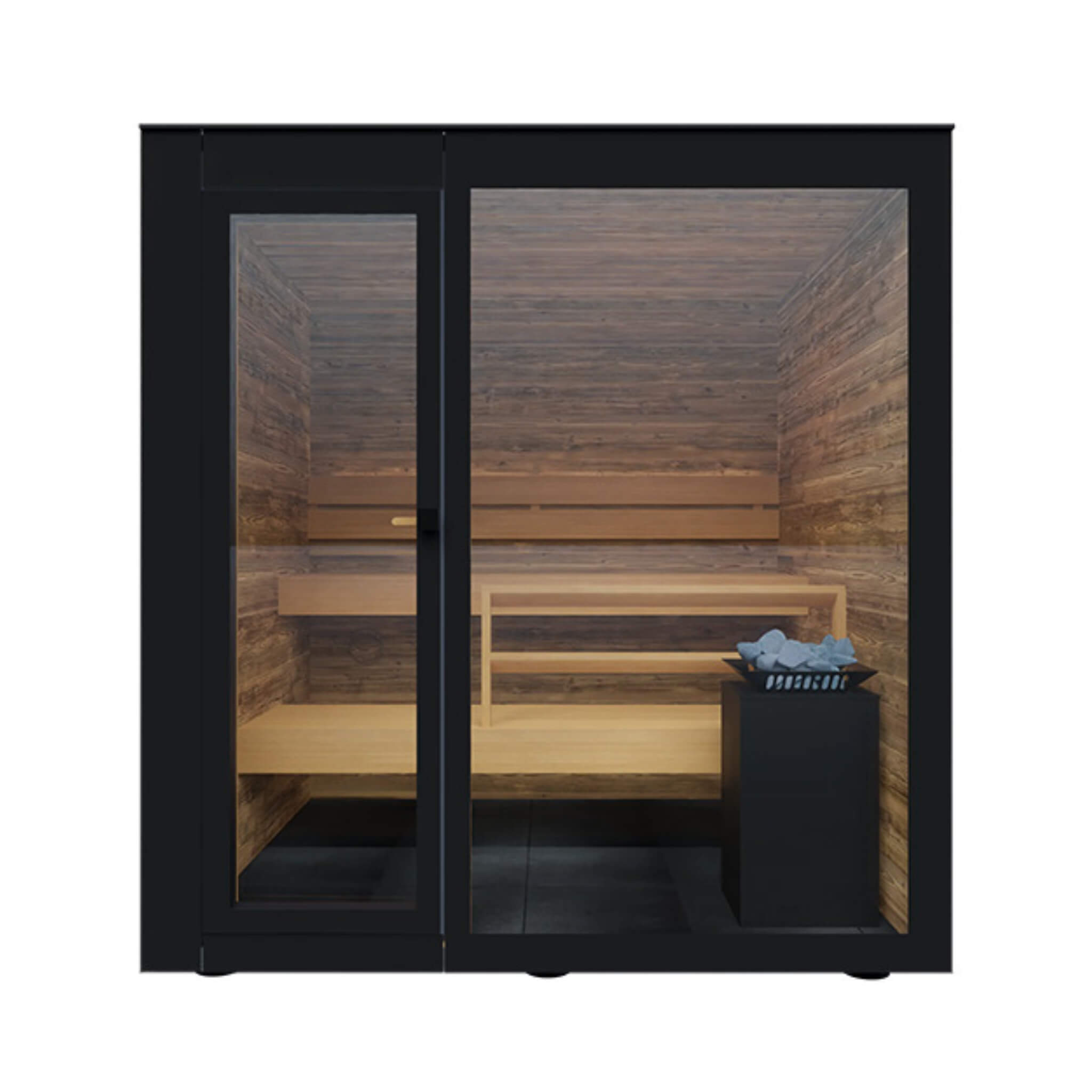 Spectra 4-Person Fully-Assembled Outdoor Sauna [Made-To-Order] [14-SPECTRA]