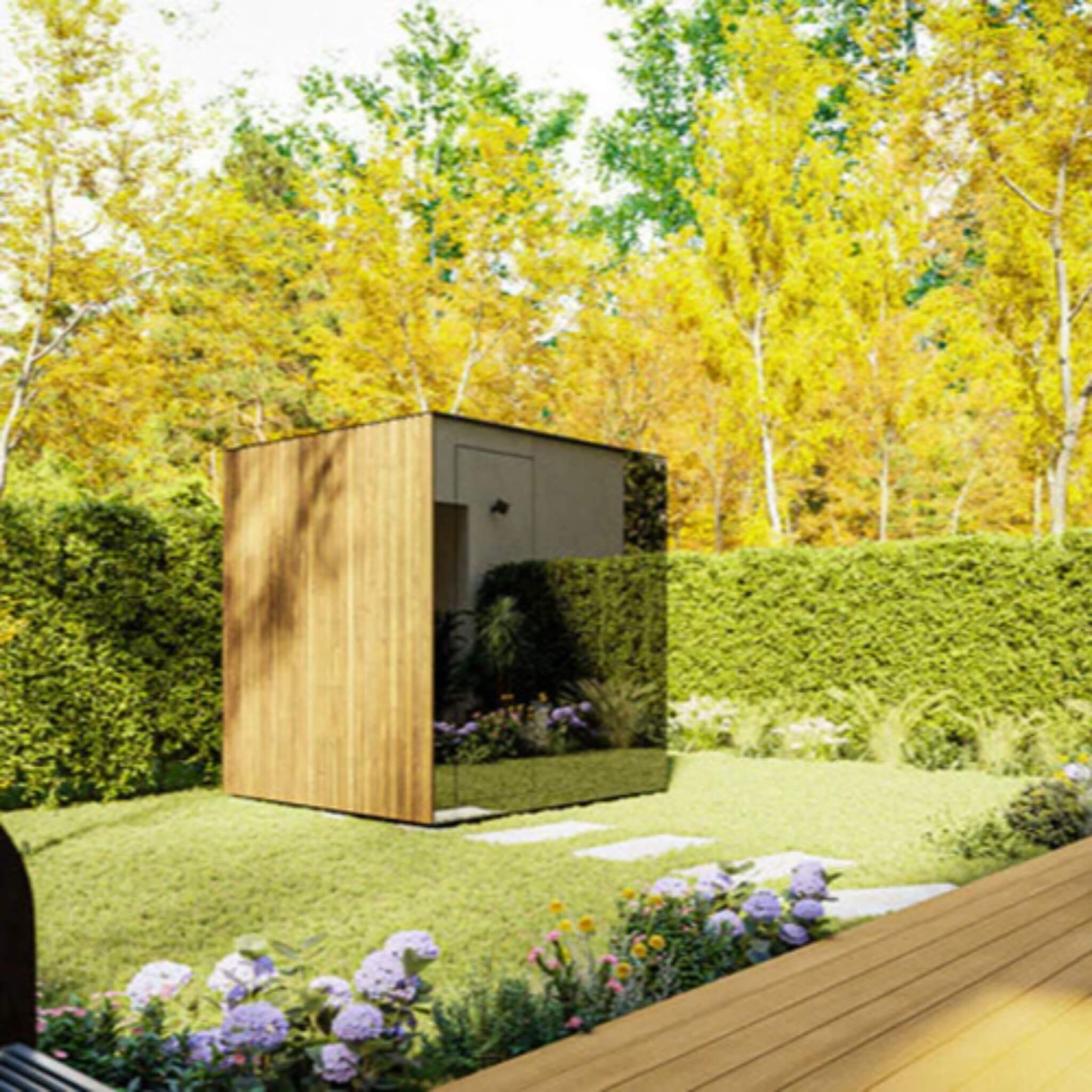 Spectra 4-Person Fully-Assembled Outdoor Sauna [Made-To-Order] [14-SPECTRA]