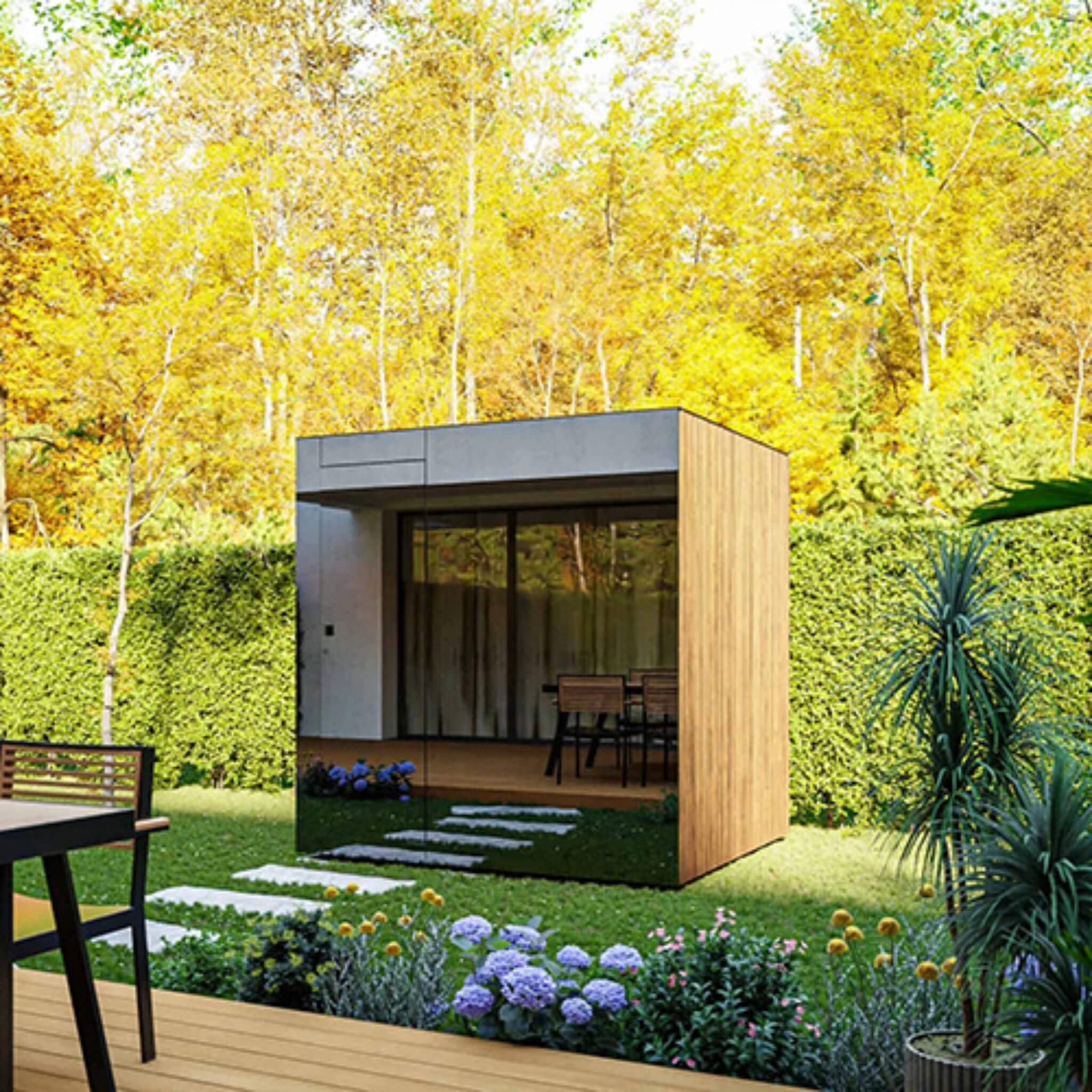 Spectra 4-Person Fully-Assembled Outdoor Sauna [Made-To-Order] [14-SPECTRA]