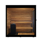 Vera 3-Person Fully-Assembled Outdoor Sauna Cabin [Made-To-Order] [14-VERADL/R]