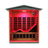 The Nivea 3-Person Full-Spectrum Low EMF Carbonized Composite Infrared Sauna Room With Bluetooth Speakers