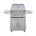 TrueFlame E-Series Stainless Steel Gas Freestanding Grill With Cart