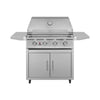 TrueFlame E-Series Stainless Steel Gas Freestanding Grill With Cart