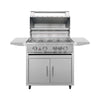 TrueFlame E-Series Stainless Steel Gas Freestanding Grill With Cart