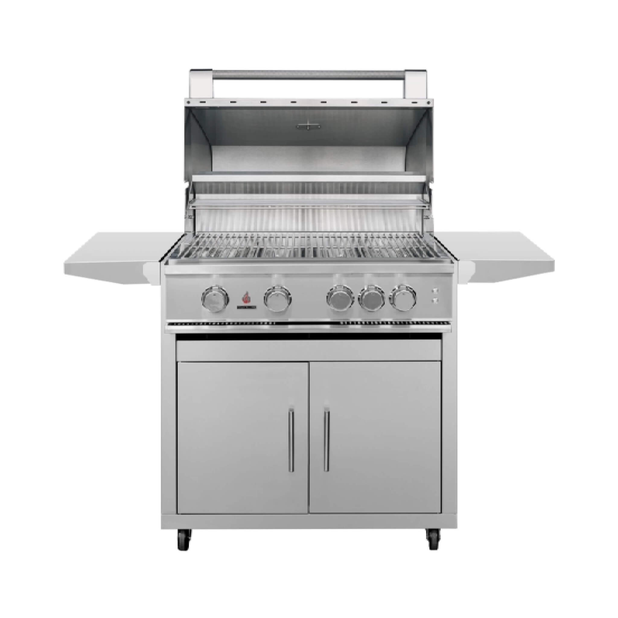 TrueFlame E-Series Stainless Steel Gas Freestanding Grill With Cart