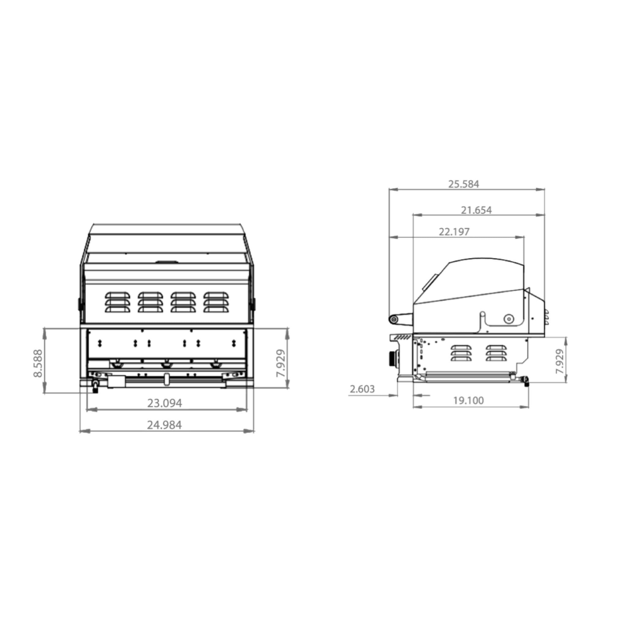 TrueFlame E-Series Stainless Steel Gas Freestanding Grill With Cart
