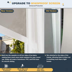 Louvered Aluminum Pergola With Adjustable Roof And Pull-Down Screens