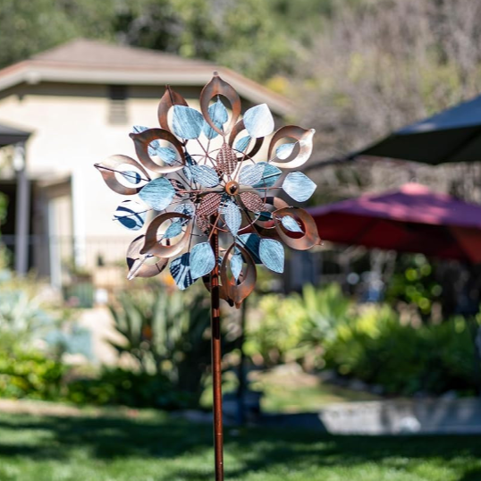 84 Inch Metal Large Outdoors Windmill Kinetic Wind Spinner